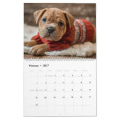 Welpen in Pullovern Kalender (Feb 2027)