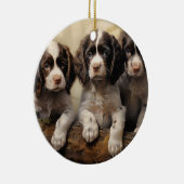Welpen Keramik Ornament (Rechts)