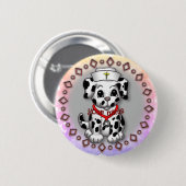 Welpen-Krankenschwester Button (Vorne & Hinten)