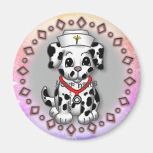 Welpen-Krankenschwester  Magnet