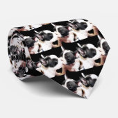 Welpen-Krawatte der französischen Bulldogge Krawatte (Gerollt)