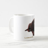 Welpen-Labrador Kaffeetasse (Vorderseite Links)