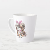 Welpen-Latte-Tasse Milchtasse (Linke Ecke)