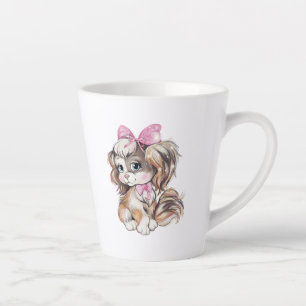Welpen-Latte-Tasse Milchtasse