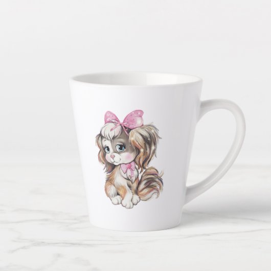 Welpen-Latte-Tasse Milchtasse (Rechts)
