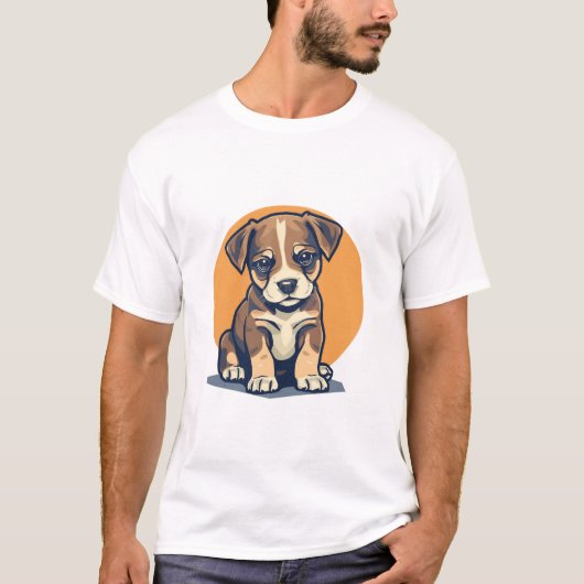 Welpen-Leben-T-Shirt | Lustiges Haustierliebhaber- T-Shirt (Vorderseite)
