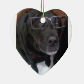 Welpen-Liebe Keramikornament (Rechts)