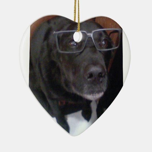 Welpen-Liebe Keramikornament (Rechts)