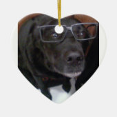 Welpen-Liebe Keramikornament (Vorne)