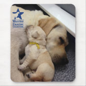 Welpen-Liebe Mousepad (Vorne)