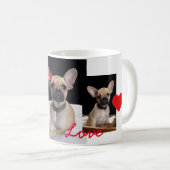 Welpen-Liebe-Tasse Kaffeetasse (VorderseiteRechts)
