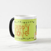 Welpen-Liebe (verwandelnde Tasse) Verwandlungstasse (Vorderseite Links)