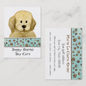 "Welpen-Liebe," Visitenkarte (Vorne/Hinten)