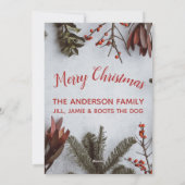 Welpen Liebe Weihnachten Französischer Bulldog (Rückseite)