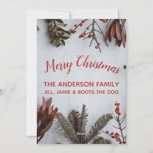 Welpen Liebe Weihnachten Französischer Bulldog (Rückseite)