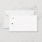 Welpen lieben mitteilungskarte (Rückseite)