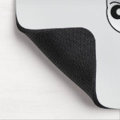 Welpen-Linux-Grau Mousepad (Ecke)