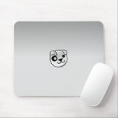 Welpen-Linux-Grau Mousepad (Mit Mouse)
