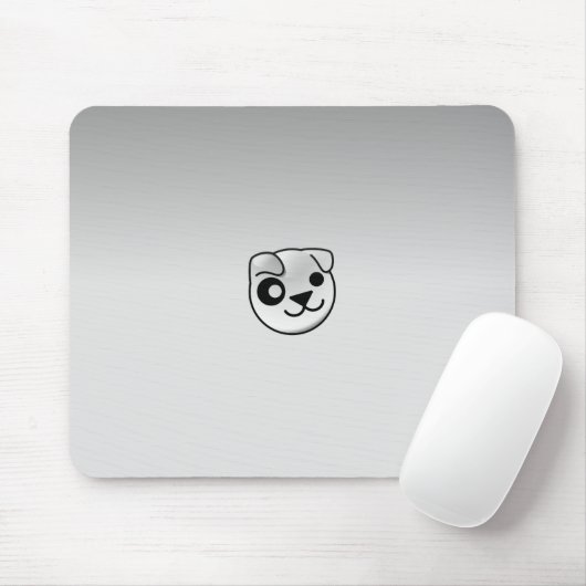 Welpen-Linux-Grau Mousepad (Mit Mouse)