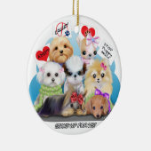 Welpen Manisfesction Keramikornament (Rechts)