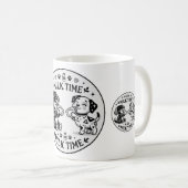 Welpen Milchstunde BW Kaffeetasse (VorderseiteRechts)