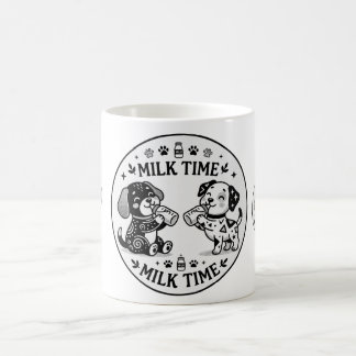 Welpen Milchstunde BW Kaffeetasse