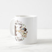Welpen Milchstunde Kaffeetasse (Vorderseite Links)