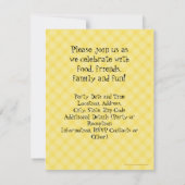 Welpen mit Hasen Einladungen zum Geburtstag (Rückseite)