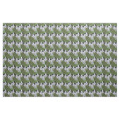 Welpen mit schwarzem und weißem Sternenhimmel Stoff (Yard (91,4 cm))