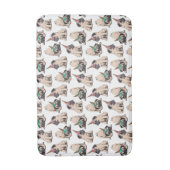 Welpen-Möpse| strebendes Unicorn-Muster Badematte (Vorderseite Vertikal)