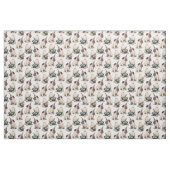 Welpen-Möpse| strebendes Unicorn-Muster Stoff (Fat Quarter (45,7 x 55,9 cm))