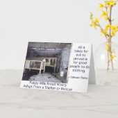 Welpen-Mühlzucht-Elends-Karte Karte (Gelbe Blume)