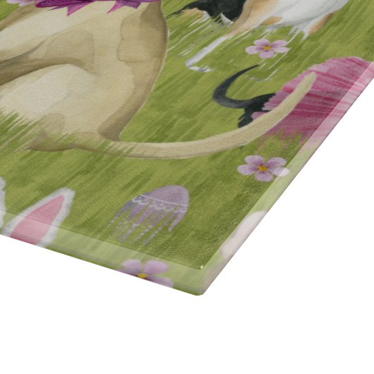 Welpen-Ostersammlung Schneidebrett (Ecke)