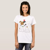 Welpen-Paare T-Shirt (Vorne ganz)