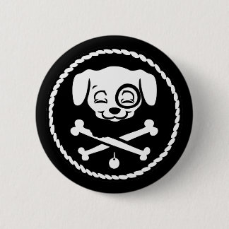 Welpen-Pirat Button