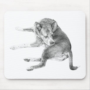 Welpen-Ruhe-Schreibtisch Mousepad