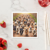 Welpen Serviette (Beispiel)