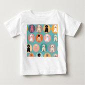 Welpen-Shirt Baby T-shirt (Vorderseite)