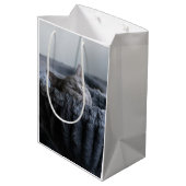 Welpen Socken Mittlere Geschenktüte (Rückseite Schrägansicht)