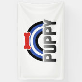 Welpen-Spiel-Stolz Banner (Vertikal)