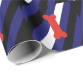 WELPEN-SPIEL-STOLZ-DIAGONALE GESCHENKPAPIER (Rolleneckpunkt)