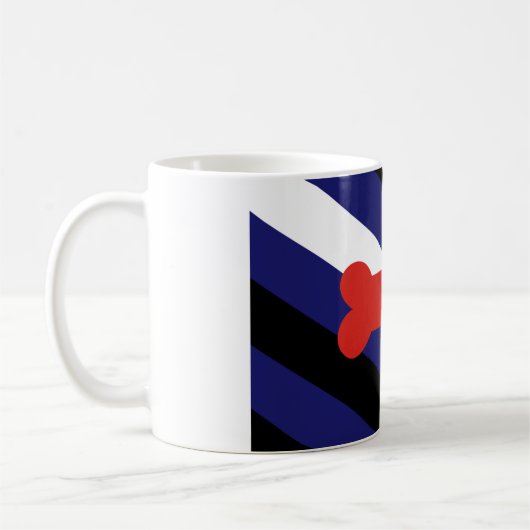 WELPEN-SPIEL-STOLZ-DIAGONALE KAFFEETASSE (Links)