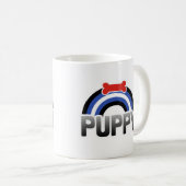 Welpen-Spiel-Stolz Kaffeetasse (VorderseiteRechts)