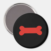 Welpen-Spiel-Stolz Magnet (Vorderseite/Rückseite)