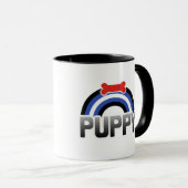 Welpen-Spiel-Stolz Tasse (VorderseiteRechts)