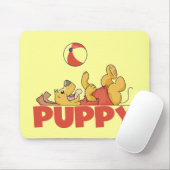 Welpen spielt T-Shirts und Geschenke Mousepad (Mit Mouse)