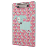 Welpen, Sterne und Blume Klemmbrett (Links)