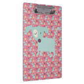 Welpen, Sterne und Blume Klemmbrett (Rechts)