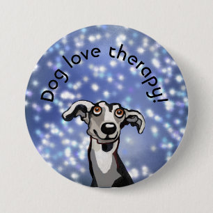Welpen-Sternennacht, Hunde-Liebe Button