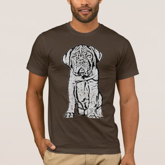 Welpen-T - Shirt Dogue de Bordeaux (Vorderseite)